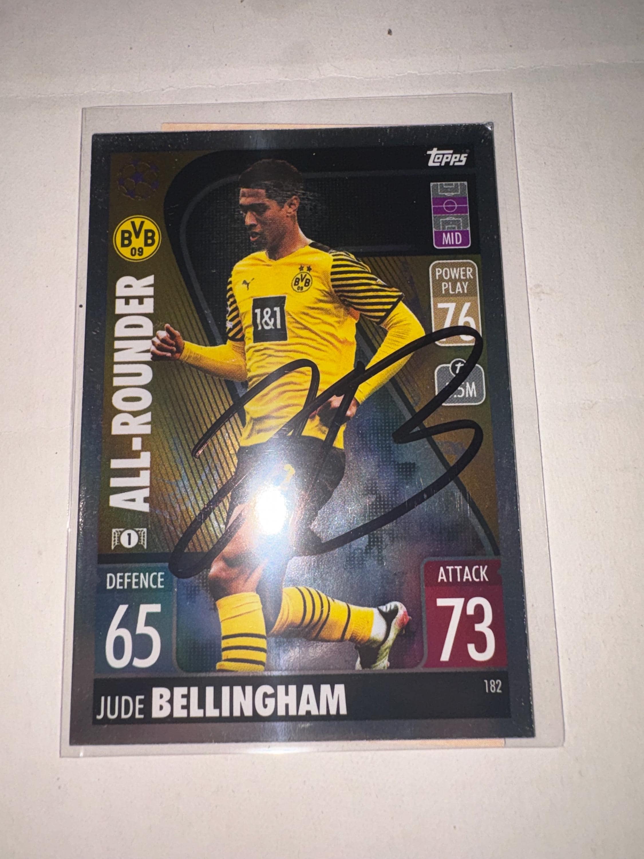 Jude Bellingham Autographed Soccer Card - Etsy