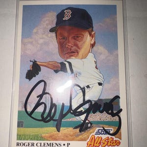 Roger Clemens Autographed - Etsy