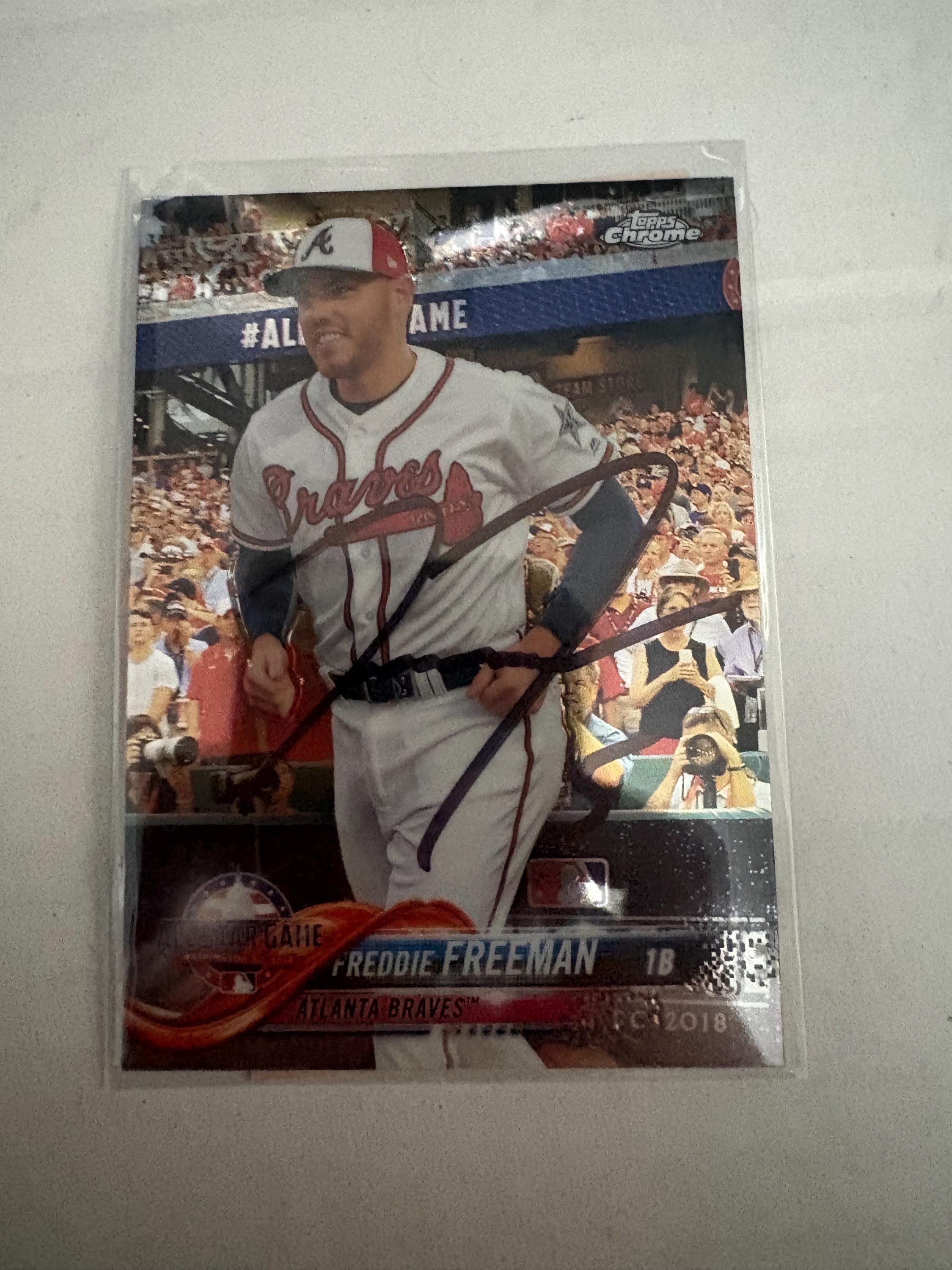世界10枚限定　Freddie Freeman wbc サインカード Freddie Freeman Autograph With Cert - Etsy