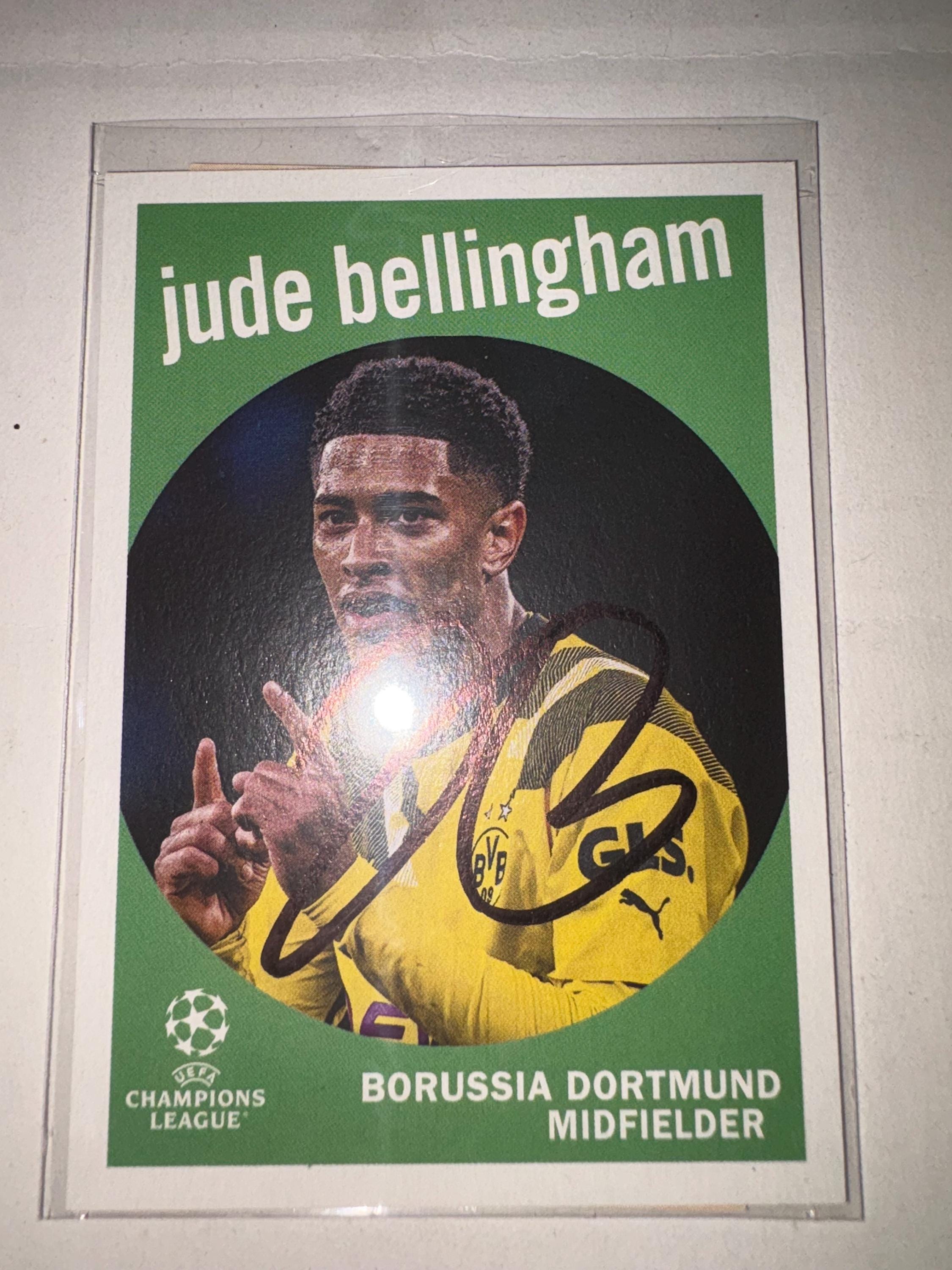 Jude Bellingham Autographed Soccer Card - Etsy
