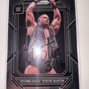 Stone Cold Steve Austin Autograph - Etsy