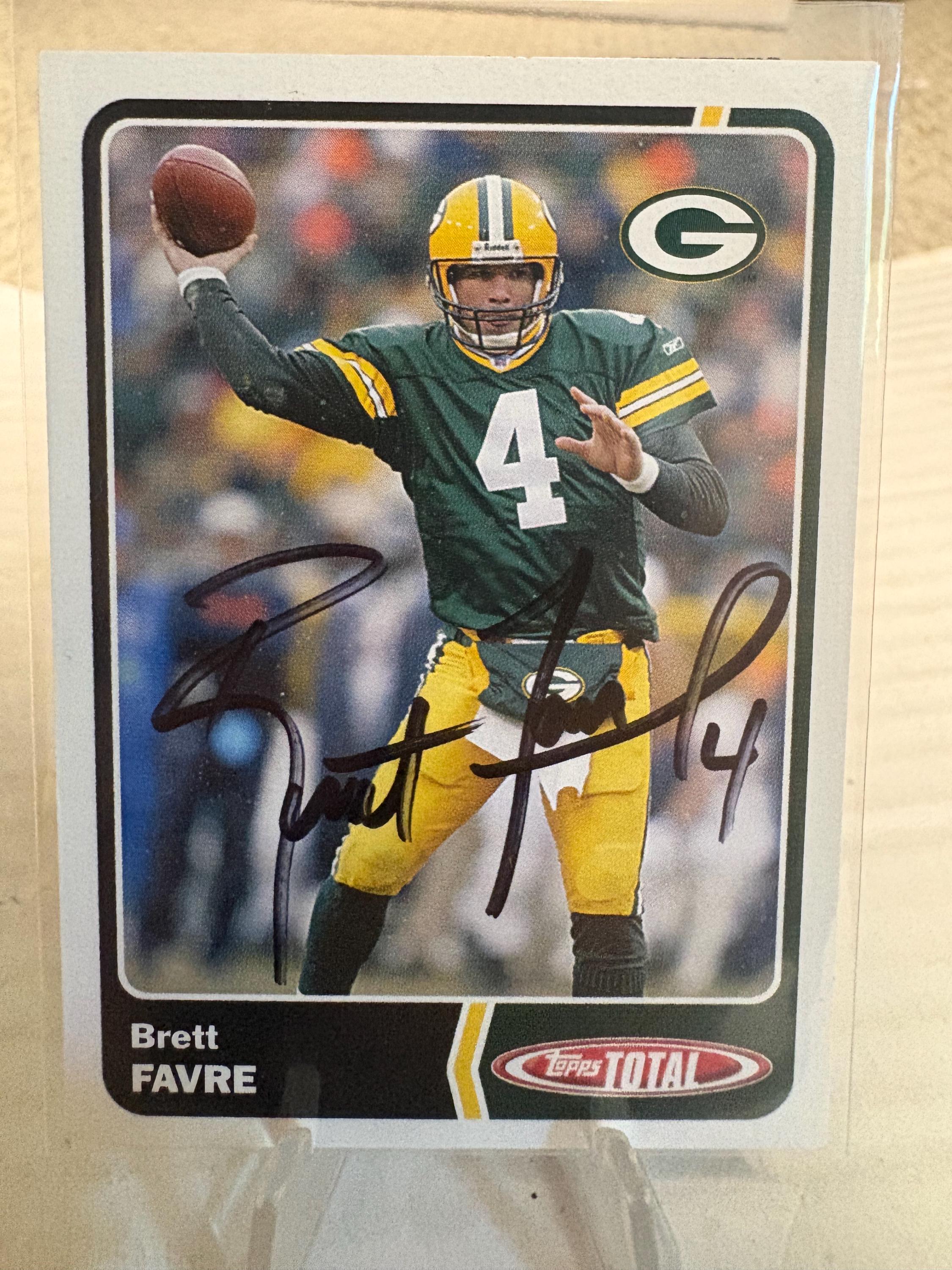 Brett Favre Autograph - Etsy