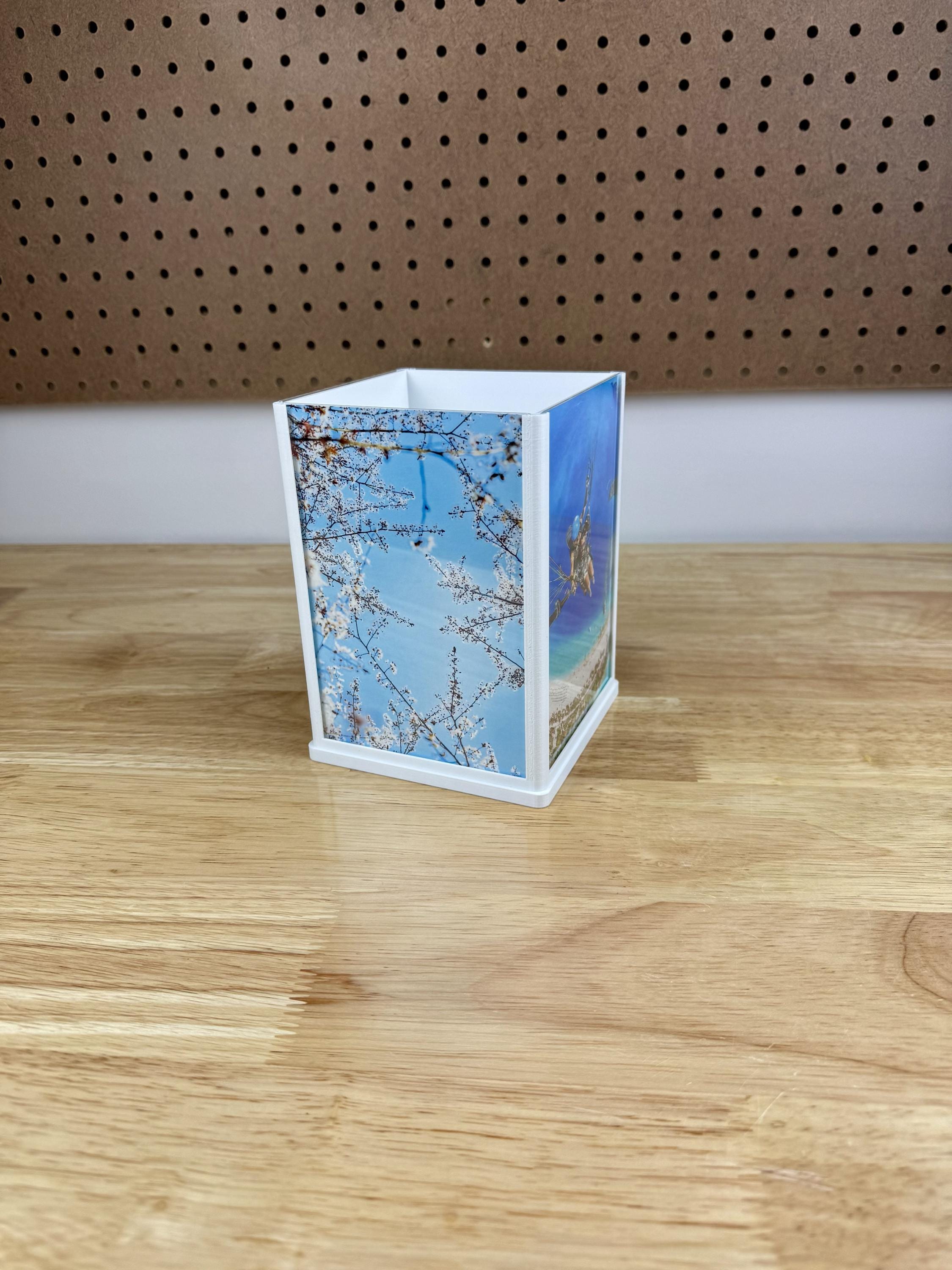4x6 Photo Cube Display Box | 4-sided Multi Picture Frame | Multi Color ...