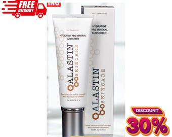 Alastin HydraTint Pro Mineral Sunscreen SPF 36 | Tinted Face Sunscreen | Anti-Aging Sun Protection | 3.2oz Exp-04/2028