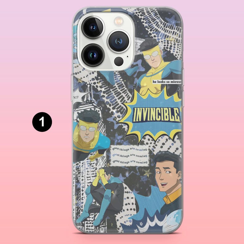 Invincible Phone Case Superhero Anime Cover for iPhone 17pro, 16, 15 ...