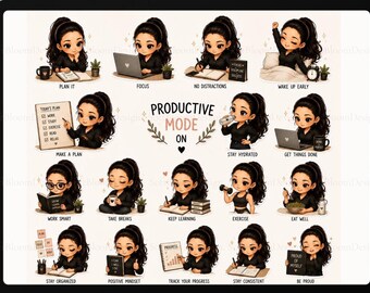 Cozy Lifestyle PNG Stickers | Everyday Life Planner Digital Download (GoodNotes)