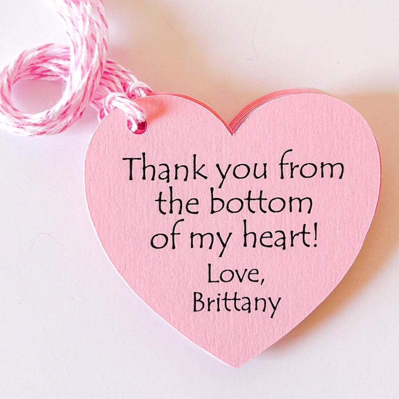 Labels For Heart Heart Shaped Labels - Etsy