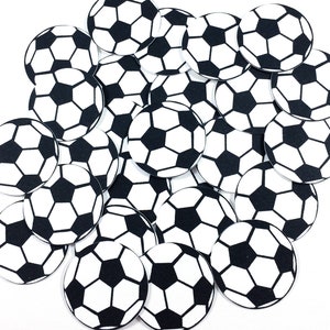 Soccer Confetti Soccer Party Decorations Soccer Table Confetti Soccer Baby Shower Decor Soccer Birthday Party Confetti image 2