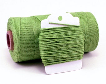 Green Baker's Twine - Green Solid Divine Twine - Kelly Green Twine - Lime Green String - Shamrock Twine - St. Patricks Day Crafting String