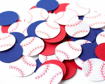 Baseball Confetti - Sports Themed Table Confetti - Baseball Theme Party Decorations - Baseball Decor Confetti - Baseball Birthday Confetti