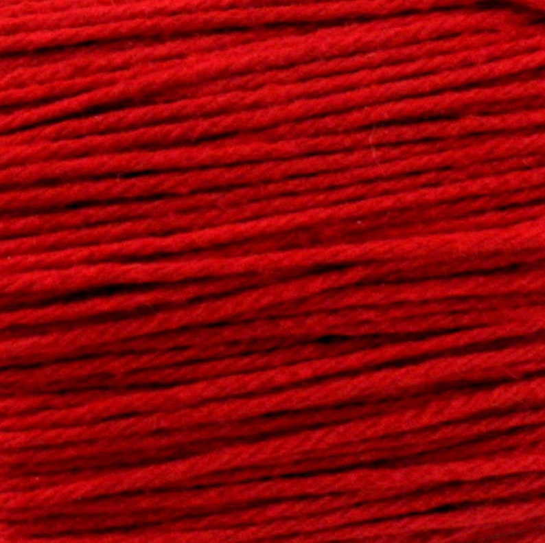 Red Cotton String Red Baker's Twine Solid Red String Red Christmas Twine Red Solid Divine Twine Red 4-ply String Red Gift Wrap image 2