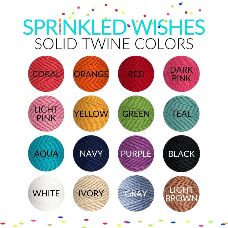 Gold and White Metallic Baker's Twine - 4-ply Sparkly String bild 4