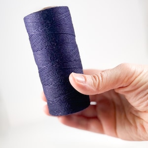 Solid Navy Blue 100% Cotton Baker&#39;s Twine - Full Spool of 135 Yards