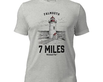 Falmouth Road Race Tee — 7 Miles | Wicked Far™