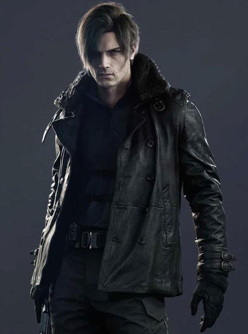 Leon S. Kennedy RE9 Lambskin Leather Jacket – Resident Evil Requiem ...