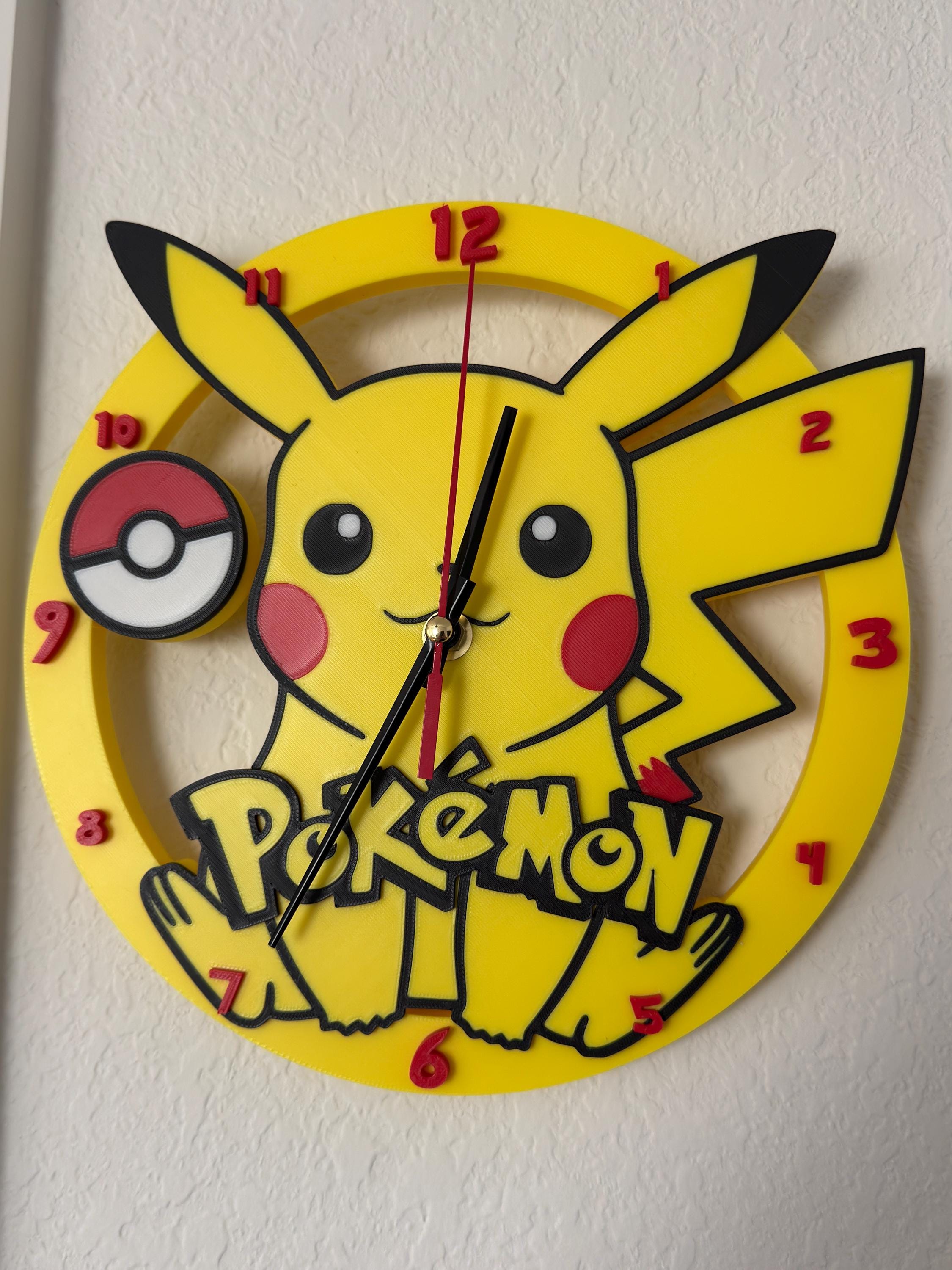 Pikachu clock - Etsy 日本