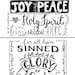 Romans Printable Black and White Scripture cards | Etsy
