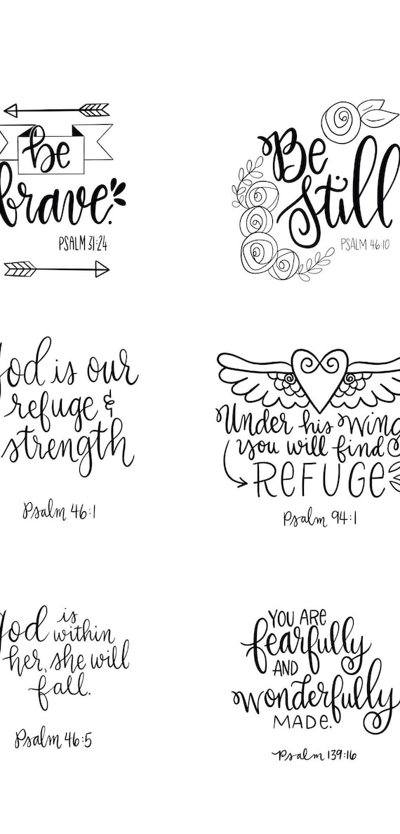 Hand-Lettered and Bible Verse Stickers — Naomi Paper Co.