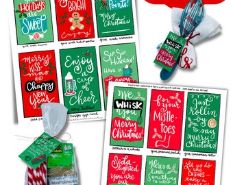 Christmas gift tags gift ideas handmade for neighbor coworker teacher hair stylist friend