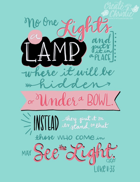 Downloadable Pdf Bible Verse See The Light Bible Quote Etsy