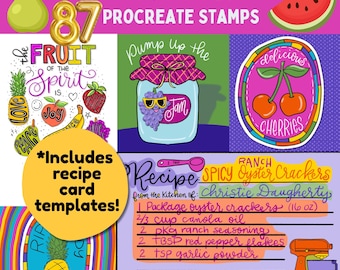 Fruit of the Spirit 2026 Procreate Stamps