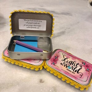 Prayer Box Printable PDF Cover for Metal Tin Box, Altoids Tin, Light of ...