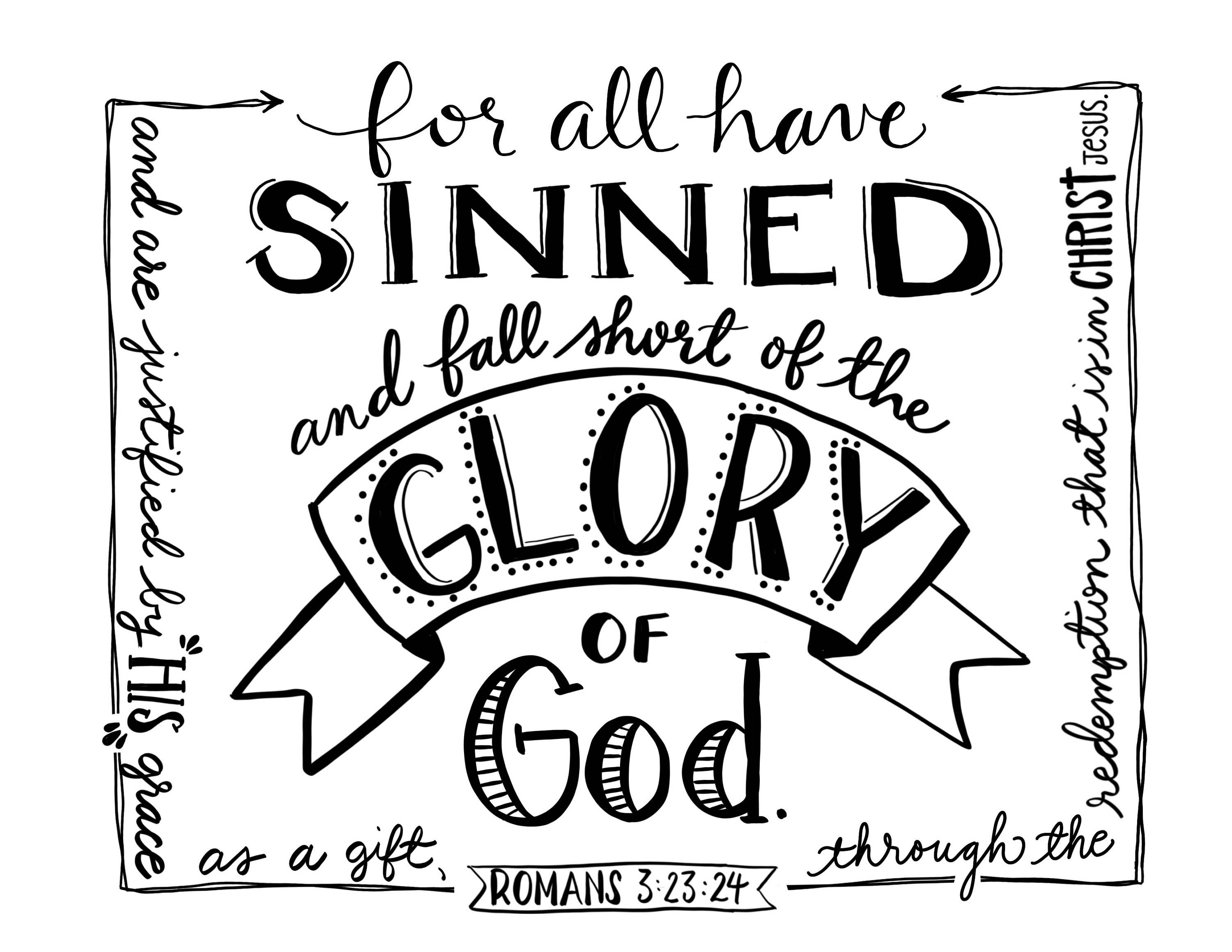Romans Printable Black and White Scripture Cards - Etsy