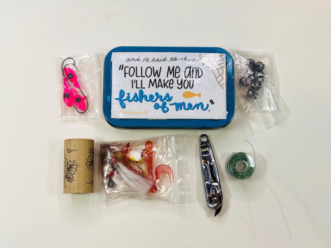 Fishing Kit Scripture Cover for Altoids Tin Mini Travel Etsy