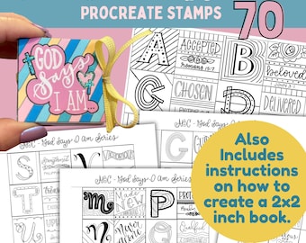 ABC - God Say I am 2026 Procreate Stempel
