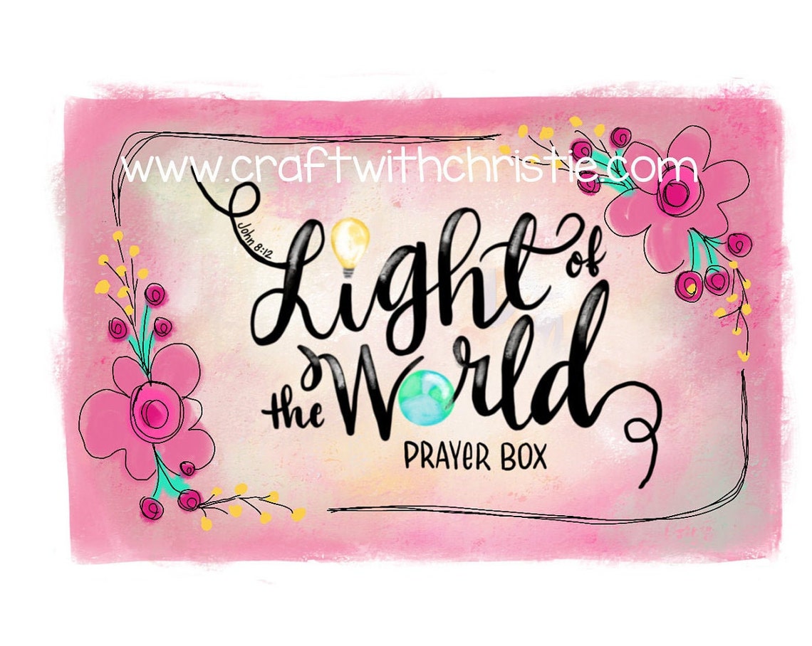 Prayer Box Printable PDF Cover for Metal Tin Box Altoids Tin - Etsy