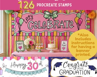 Banners & Beyond - 2026 Procreate Stamps