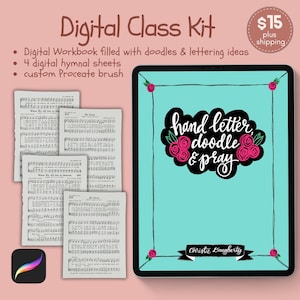 DIGITAL*  Lettered in Faith Workshop Week Kit