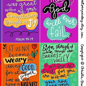 Printable Anxiety Worry Scripture Cards - Pass It on - Bible Verses ...