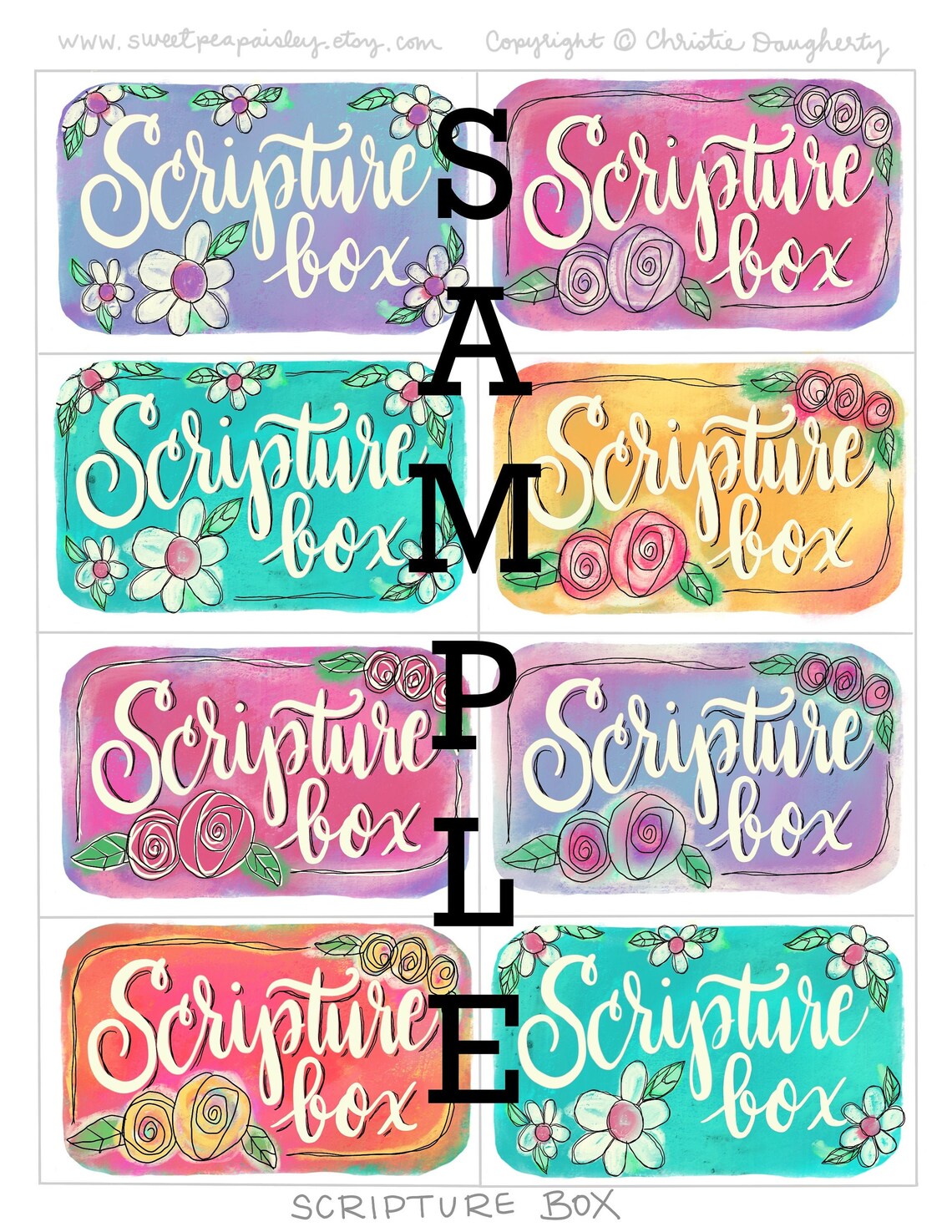 DIY Printable Scripture Cards Fits Altoid Metal Tins PDF - Etsy