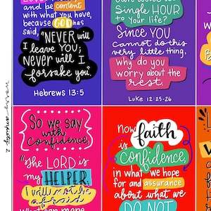 Printable Anxiety Worry Scripture Cards - Pass It on - Bible Verses ...