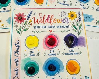 Paint Sample Dots - wildflower workshop