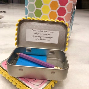 Prayer Box Printable PDF Cover for Metal Tin Box, Altoids Tin, Light of ...