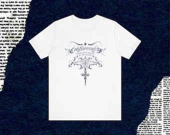 Cross and Flourish Graphic Tee | Religious Scripture Inspired Shirt | Vintage Christian Aesthetic T-Shirt