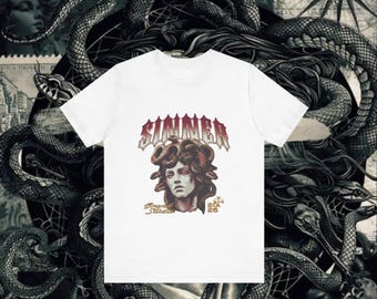Medusa Graphic Tee | Greek Mythology Snake Hair Vintage T-Shirt