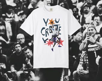 You Create You Shirt| Skate Style Graphic Tee|  Abstract Stars Design| Streetwear Clothing| Trendy Motivational Tee