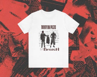 Twenty One Pilots Inspired Tee | Breath Lyric Graphic Shirt | Vintage Tour Style Tee