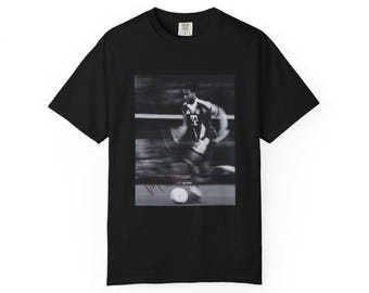 Michael Olise Vintage Football Graphic T-Shirt | Retro Motion Blur Soccer Design