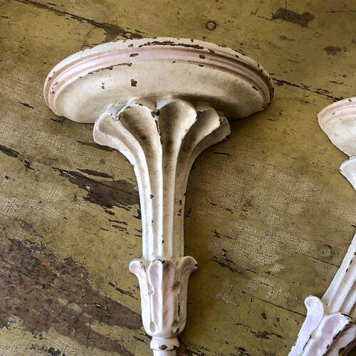 Pair of Italian shops Pedestal Shelves