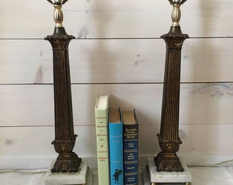 Marble Base Lamps