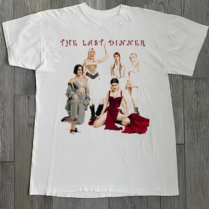 Musik Rock The Last Dinner Party T-Shirt Weiß Größe S-4XL classic GILDAN