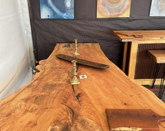 Live Edge Big Leaf Maple Wood Dining Table Executive Desk Natural Rustic Furniture