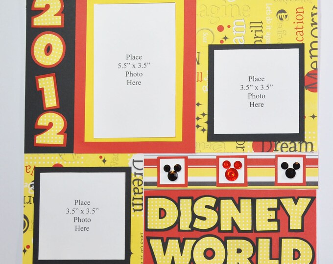 Disney World Memories Page - Etsy