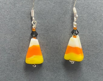 Halloween Candy Corn Earrings