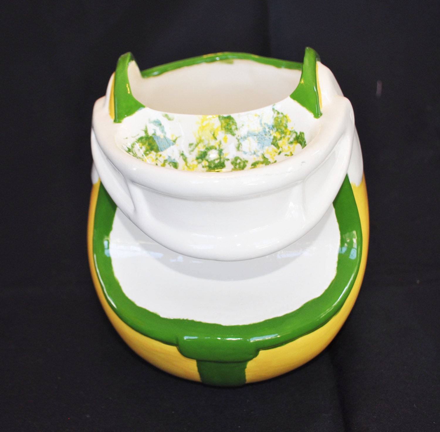 Green and Gold Football Helmet Chip and Dip Server Etsy