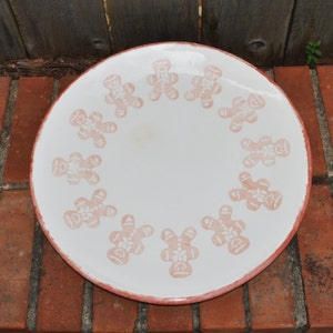 Gingerbread Men Round Platter